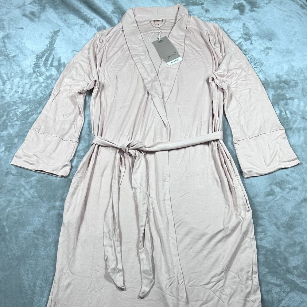 Goumi Robe Women's XL/XXL Rose NWT Bamboo Organic Cotton Cozy Breathable Mom's
